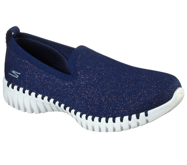 Skechers Dam Marinblå Slip On - Gowalk Smart - Oracle - Sverige (AJRDX-1468)